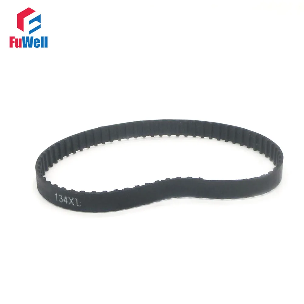 2pcs XL Timing Belt 10mm Width 112XL /114/116/118/120/122/124/126/128/130/132XL/134XL 5.08mm Pitch Rubber Timing Pulley Belt