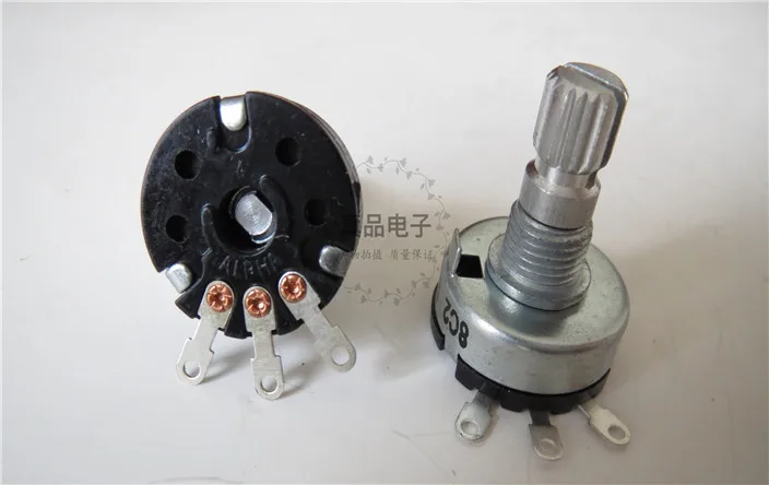 [VK] B100K imported from Taiwan ALPHA RV17 single fever audio radio volume potentiometer handle length 15 switch