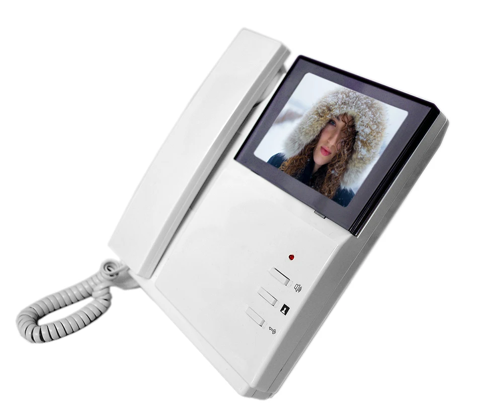 Interfone de vídeo com câmera, 2 unidades, 4.3 polegadas, apartamento, 1 câmera, 2 monitores, interfone com vídeo