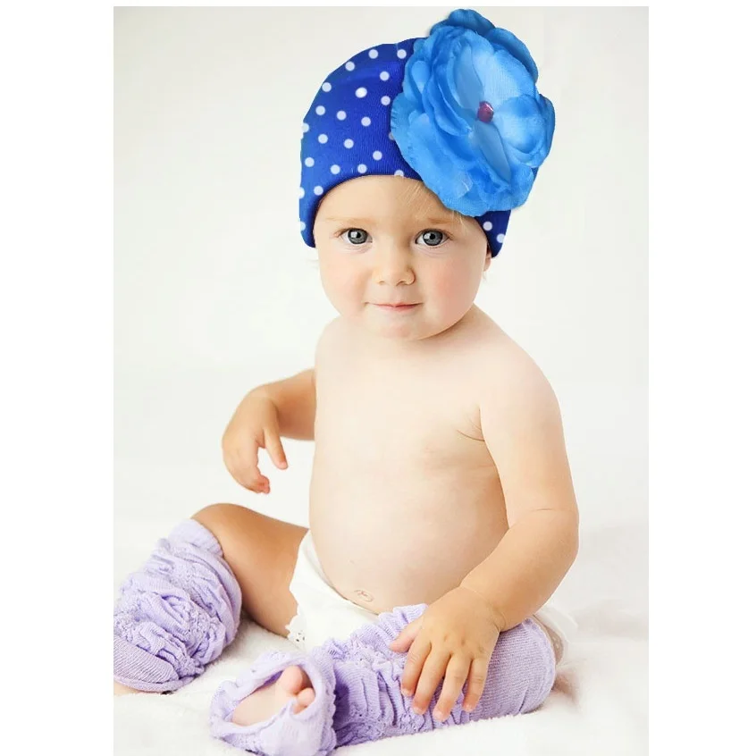 2020 Spring Baby Hats Newborn Caps Big Flower Girls Beanies All for kids clothes and accessories Newborn Beanies Cap Bonnet