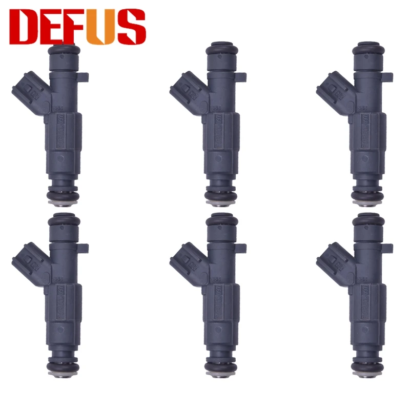 DEFUS NEW 6X Fuel Injector Bico F01R00M097 For SGMW Wuling baojun 730 560 Journey 1.8L Replacement Nozzle Injection Gas