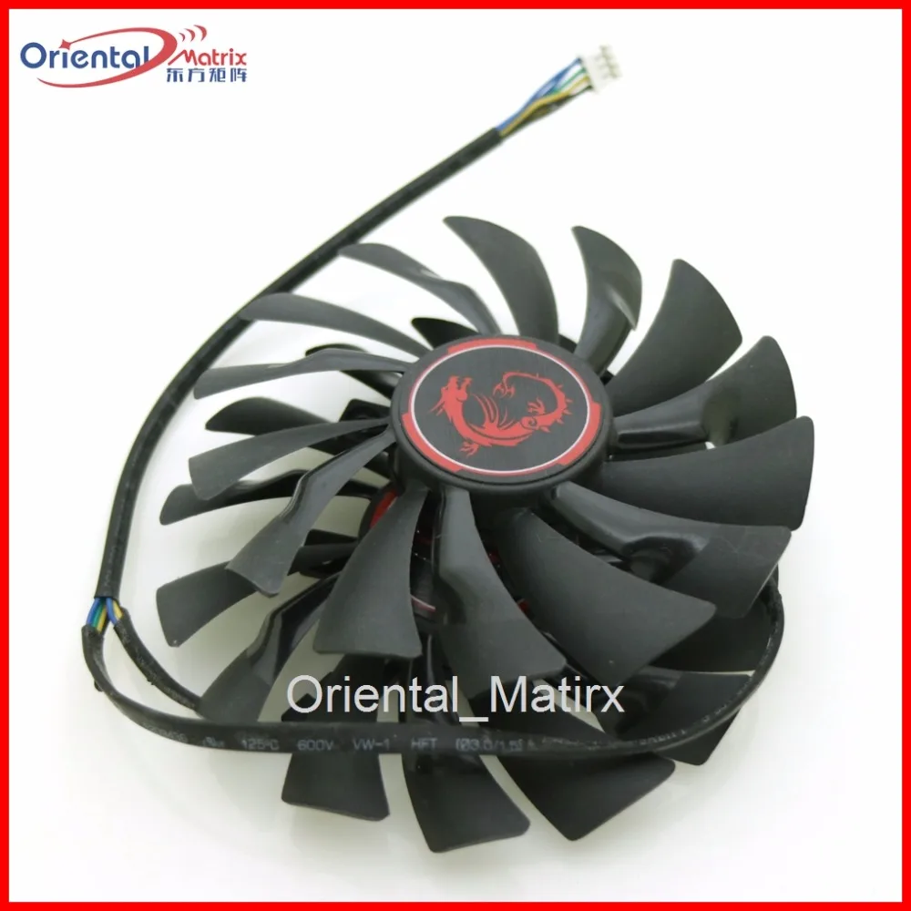 

2pcs/lot PLD10010S12HH 12V 0.40A 4Pin 95mm For MSI R9 380X 390X GAMING GTX960 GTX950 Cooler Cooling Fan