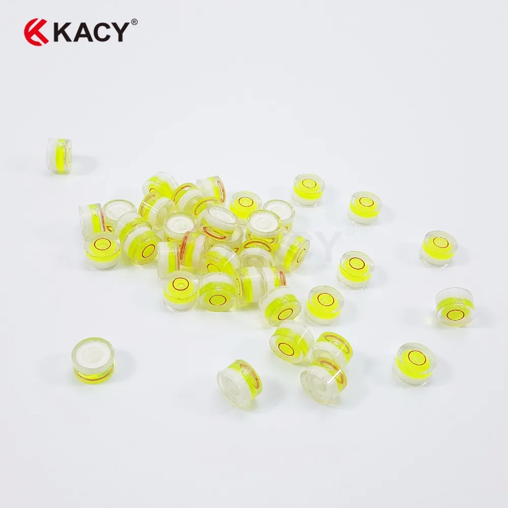 Kacy 12.5 × 8.5ミリメートル10ピース/ロットユニバーサル円形水準器ラウンドバブルレベルミニスピリットレベルバブルブルズアイレベル