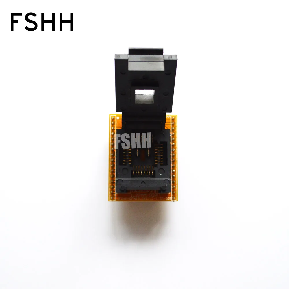 FSHH QFN32 to DIP32 Programmer adapter WSON32 UDFN32 MLF32 ic test socket Size=13.2mmx13.2mm Pin pitch=1.27mm