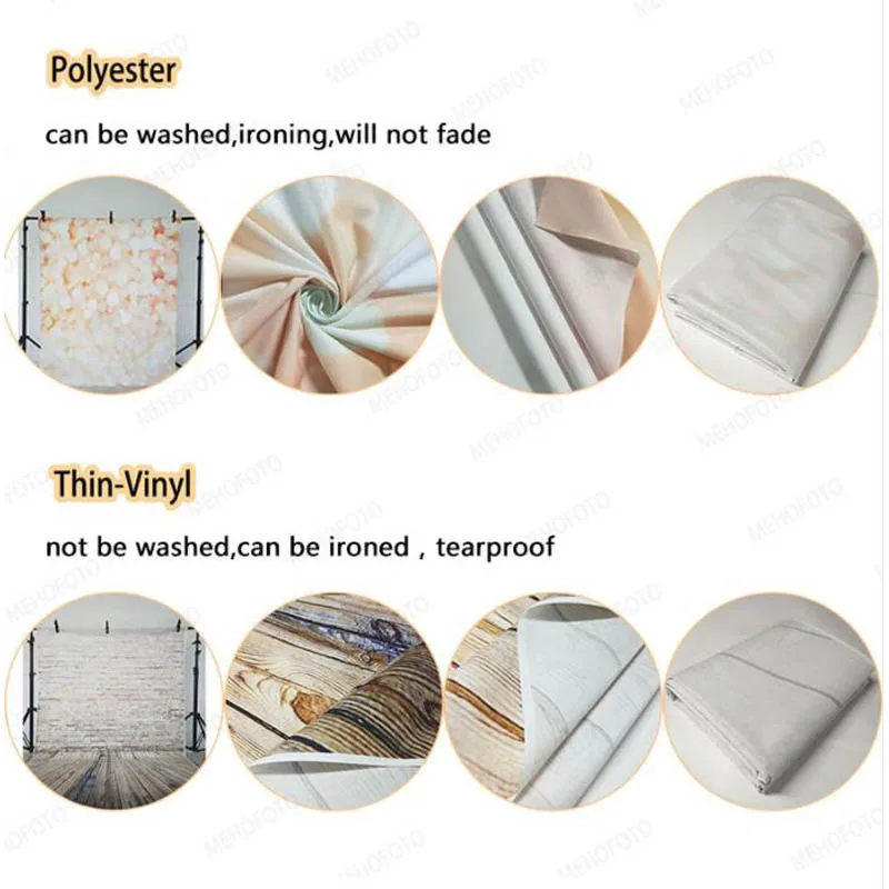 White Vinyl Photography Backdrops Seamless Photo Background Glare-Free Photography Backgrounds For Photo Studio Photo Props