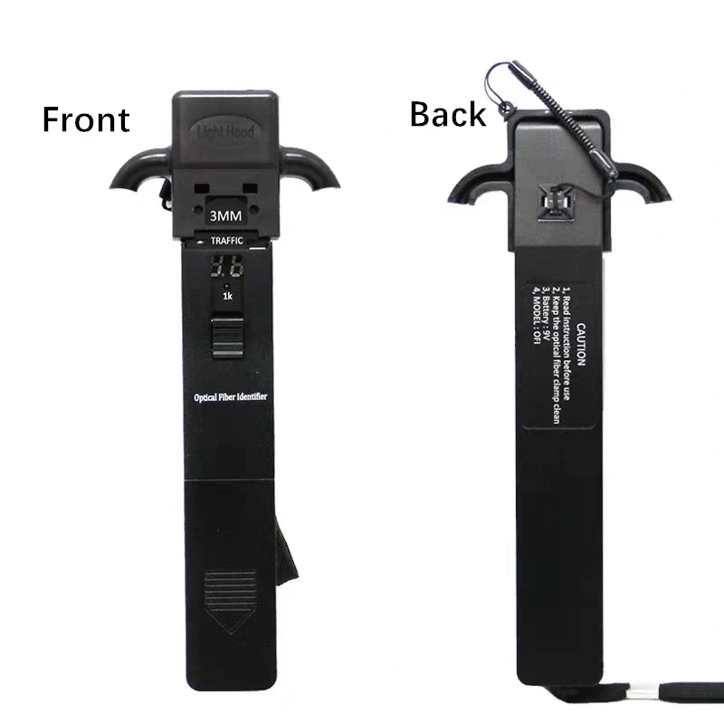 JW3306B Optical Fiber Identifier handheld DHL Free for bare fiber 0.9 2.0 3.0mm cable 800-1700nm mini fiber optic tester