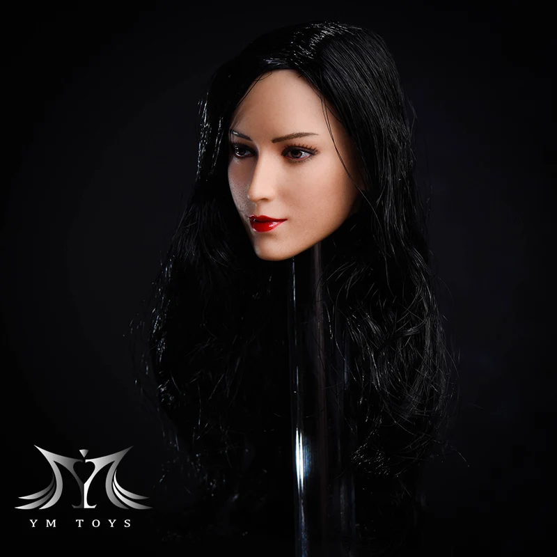 1/6 beleza asiática menina ada wong mulher cabeça esculpida modelo aier cabeça caber ph soldado feminino figura de ação corpo bonecas