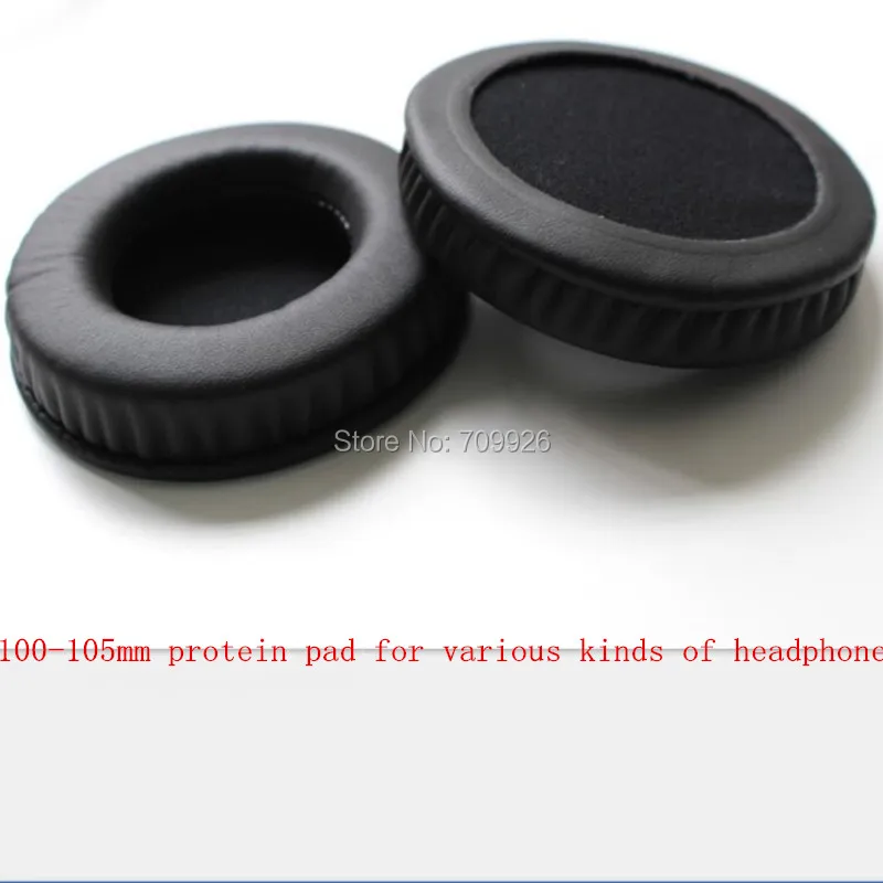 Almohadillas de cuero suave para los oídos, almohadillas para los oídos para AKG K270 K242 ATH-A500 A500X dt880 dt770, 105mm