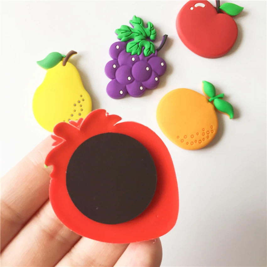 Kawaii Fruit Sticker Magnet Fridge Magnets Decor for Refrigerator  Magnets Message Board Magnet Home Decoration