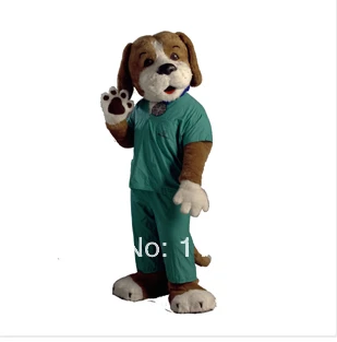 

MASCOT Scrubs the Health Hound dog mascot costume custom fancy costume cosplay kits mascotte fancy dress carnival costume