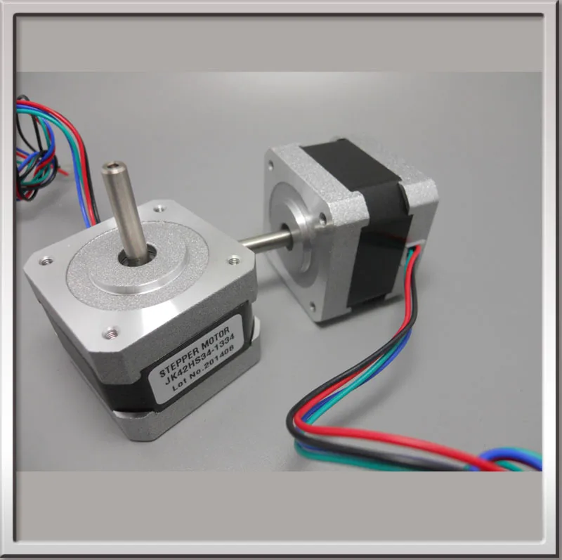 5pcs Free shipping CE ROHS 42HS34-1334 NEMA17 2.2Kg.cm 5W 1.33A 4-Wires 1.8 degree 42mm 2 Phase Hybrid Stepper Motor