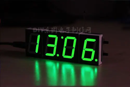 1 шт., зеленый цифровой светодиодный электронный микроконтроллер, часы, экран, время отображения, НОВЫЙ