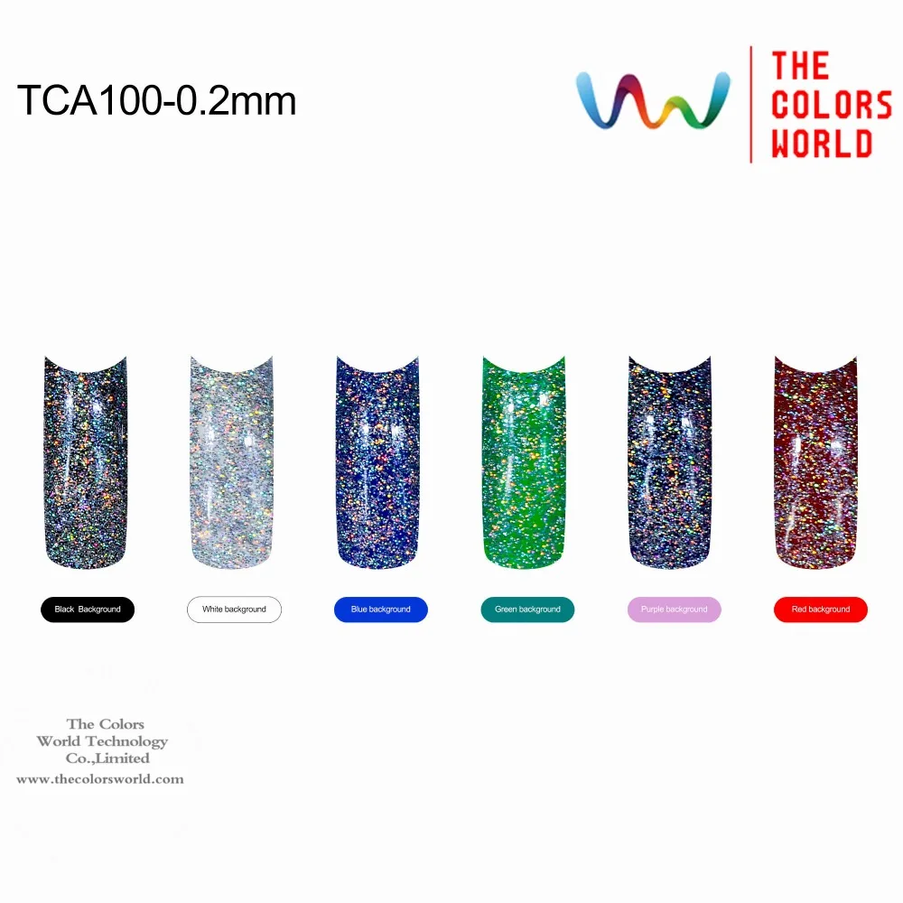 TCA100  Laser Silver Color 0.2mm Size Glitter Powder for nail,tattoo art decoration Free ship Wholesale DIY powder