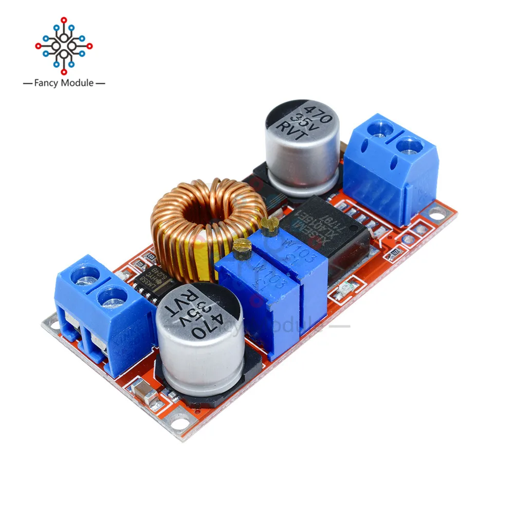 5A DC to DC CC CV Lithium Battery Step Down Charging Board Led Power Converter Lithium Charger Step Down Module