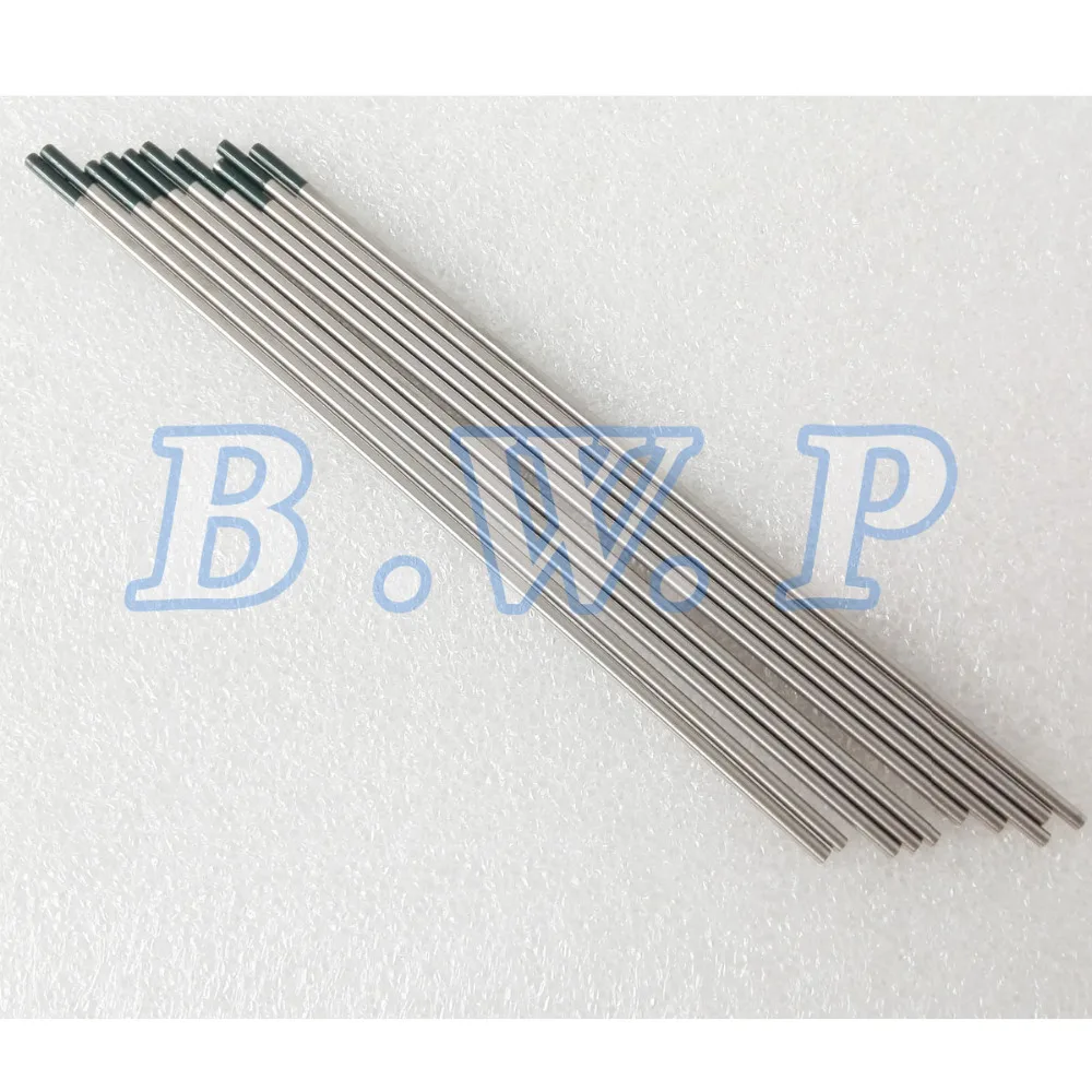 AC Welding TIG Tungsten Electrodes WP 2.4mmx150mm 3/32X6 Green Rods 10PCS