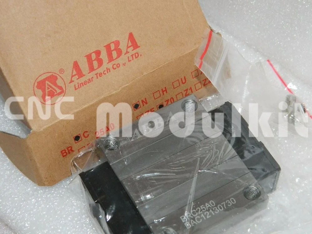 

Original Taiwan Linear Rail Guide BRR25 BR25 ABBA Block BRH25 BRC25AO BRC25UO Bearing BRC25RO BRC25SU Square Flange CNC Modulkit