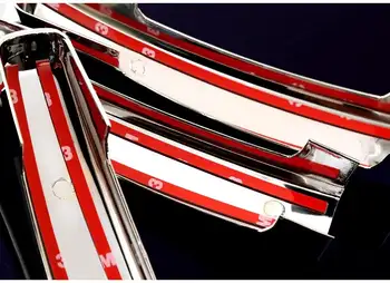 適用於雪佛蘭 Lacetti、Optra、大宇 Nubira、鈴木 Forenza、霍頓 Viva 的鍍鉻外門把手蓋貼紙汽車造型 8 最佳銷售 雪佛蘭Optra車門把手 - №8