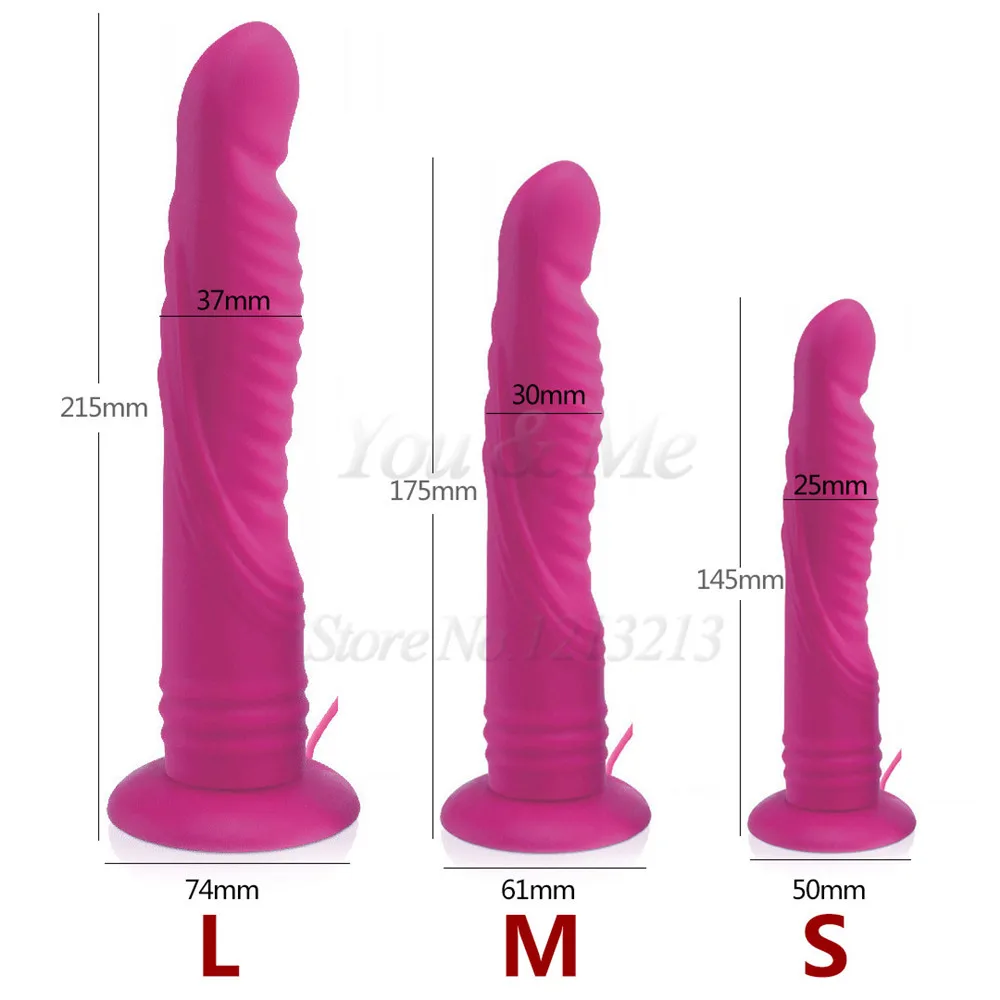 7 Speeds Realistic Big Dildo Vibrator for Women Silicone Strap on Huge Dildo Suction Cup Anal Vibrators Butt Plug Adult Sex Toys