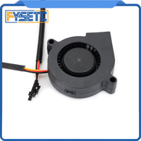 Prusa i3 MK3 Super Silent 5015 Double Ball Fan Blow Radial Cooling Fan Hydraulic Sleeve Bearing Front Fan Cooler Radiator  DC 5V