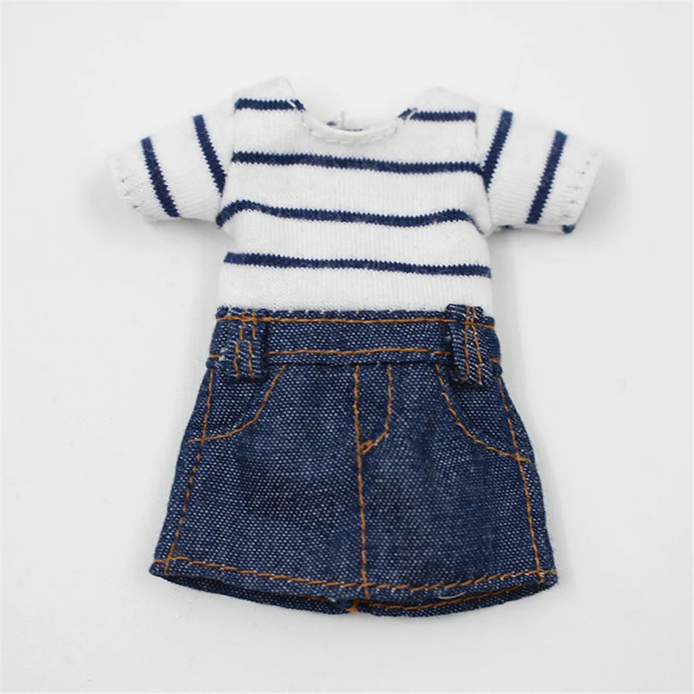 Dbs Middie Blyth Pop Kleding, Jurk, T-shirt, Jarretel Rokje, geschikt Voor 20 Cm Middie Blyth Pop Slijtage Midden Blyth Kleding