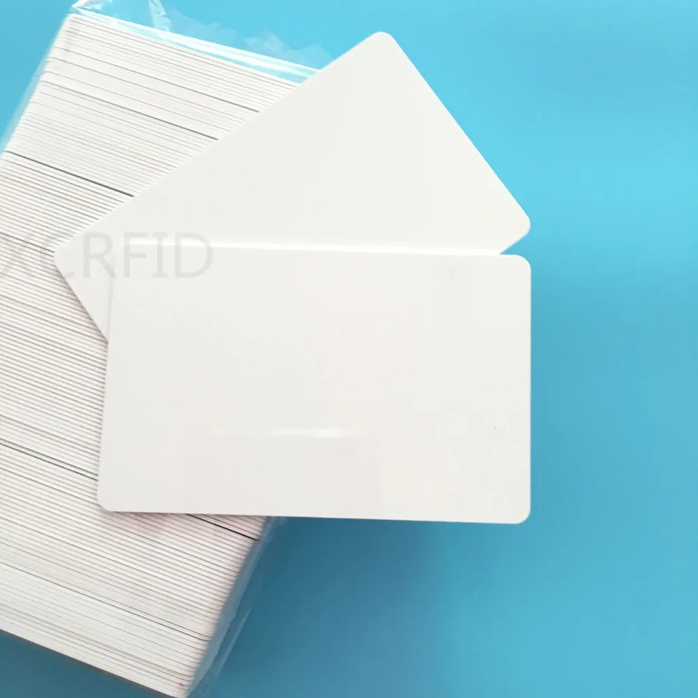 Imagem -05 - Cartão de Pvc em Branco para Impressão a Prova Dágua 20 Peças 125khz Rfid Em4100 Tk4100 Impressoras Jato de Tinta Plástico