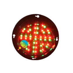 High Quality DC 12V DC24V 100mm LED Traffic Signal Light for Car Washing Equipment, Waterproof, Mix Red and Green,