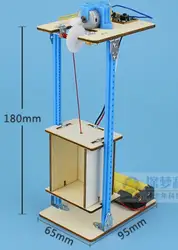 DIY elevator lift physical experimental model for converting electrical energy into kinetic energy children gift free shopping