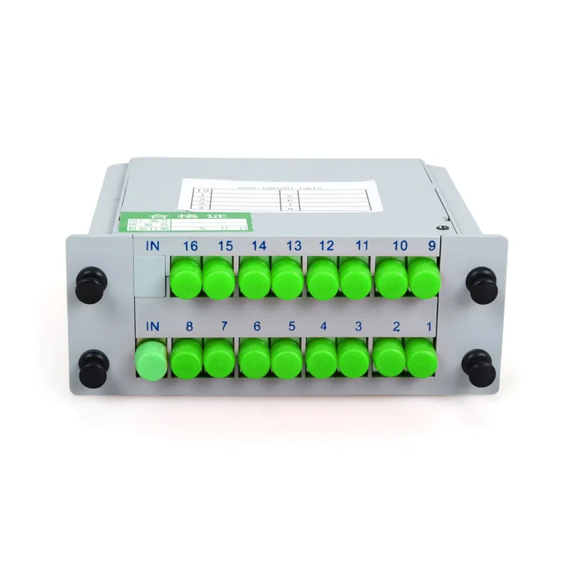 

splitter Fiber Optic FC APC PLC 1 :16 Box FTTH 1-16 Splitter box with 1X16 Planar waveguide type Optical splitter