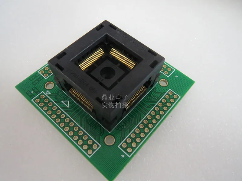100%New&Original IC201-1004-008 QFP100/TQFP100 0.5mm  IC Burning seat Adapter testing seat Test Socket test bench in the stock