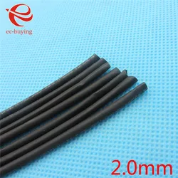 1m Heat Shrink Tubing Tube Heatshrink Black Tube Inner Diameter 2mm Wire Wrap Cable Kit