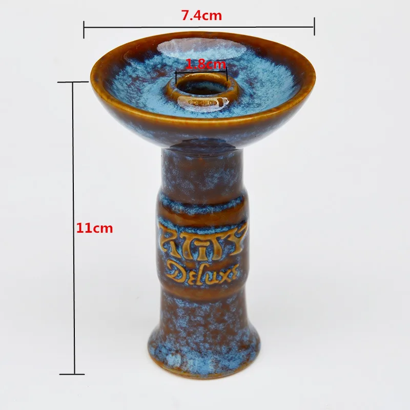 Ceramics One Hole Phunnel Amy Shisha Random Color Bowl Head For Shisha Tobacco Chicha/Narguile