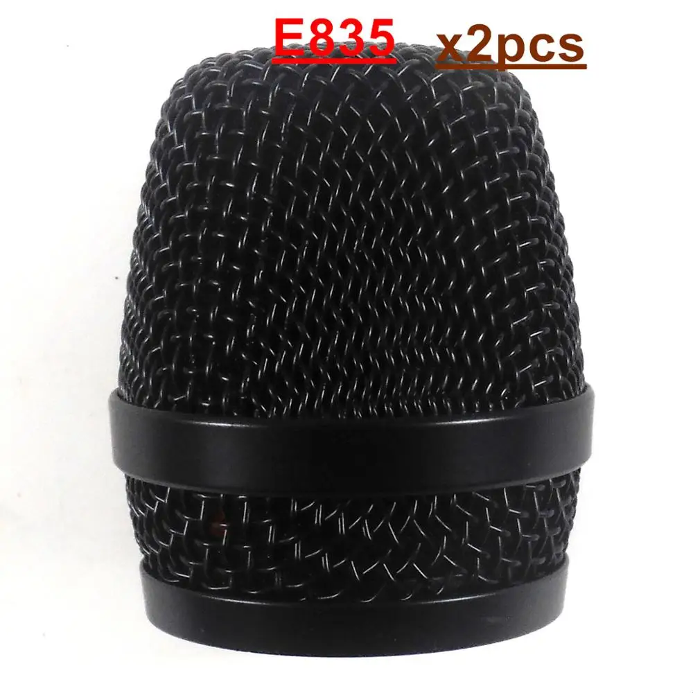 2PCS High Quality Ball Head Mesh Microphone Grille for wired microphone e845 e845s e835 e835s etc