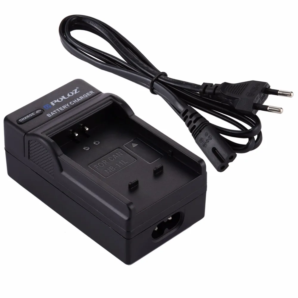 PULUZ EU Plug Battery Charger with Cable For Canon NB-11L Battery for Canon A2400 IS,  A4000 IS,  A3400 IS,  A2300,  IXUS 125