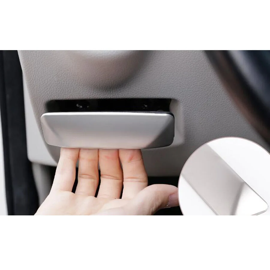 

Car Electronic Handbrake Switch Decorative Cover Trim Sticker For Mercedes Benz E Class GLK260 W212 2010-2015 Styling