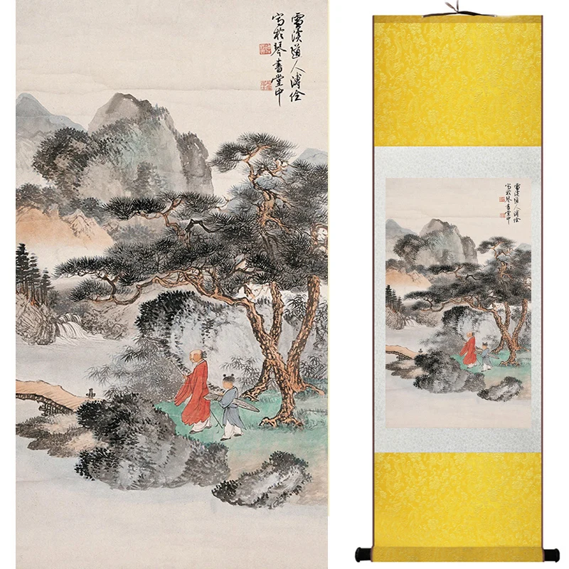 Hotsale  landscape art  painting Chinese traditional art painting China ink painting decoration picture