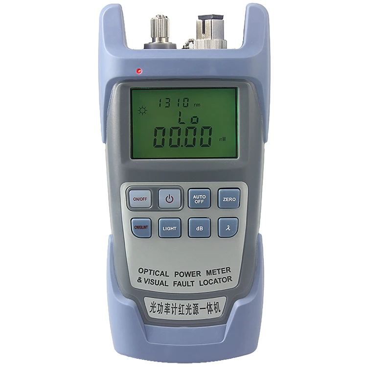 

AUA-9A OPM Optical power meter& visual Fault Locator Fiber optic tool -70-10dbm Vfl 10mw handhel optical Laser Light Source