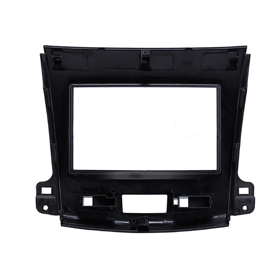 2 din fascia for Mitsubishi Outlander 2008 Double Din Fascia Audio Fitting Adaptor Panel Car Stereo Radio Plate Panel Frame Kit