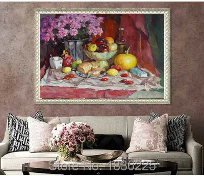 Paint manufacturers in china hand painted canvas picture flower oil painting pictures of flower oil painting for  home decor