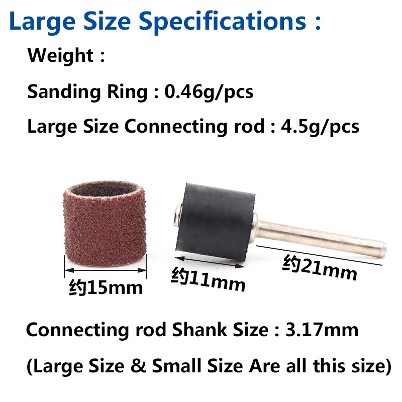 50pcs 80-600 Grit Nail Art Sanding Bands For Electric Nail Machine Nail Drill Bits Drum Sanding Kit Abrasive Tools Accessories