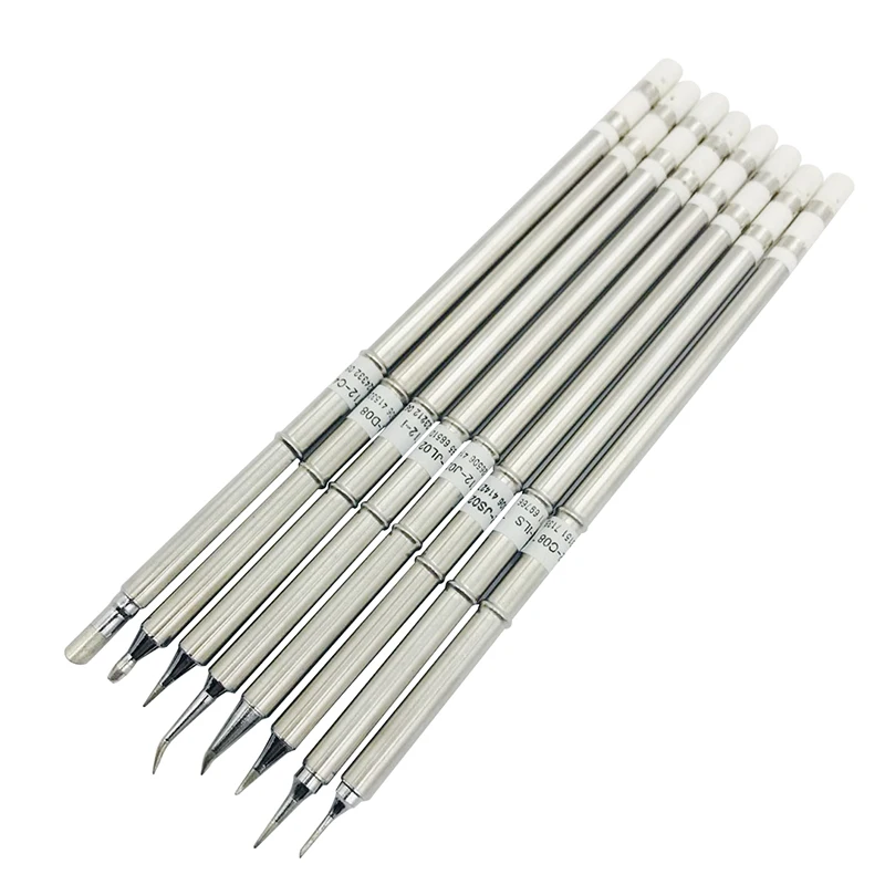 T12 Soldering Solder Iron Tips T12 Series Iron Tip For Hakko FX951 STC AND STM32 OLED Soldering Station Electric Soldering Iron