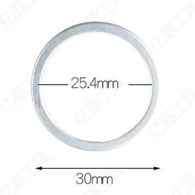 7pcs 30mm para 25.4mm lâminas de serra converter anel 25.4mm para 20.0mm anel de troca para lâminas de serra circular 20mm-16mm. Espessura de 1.2mm