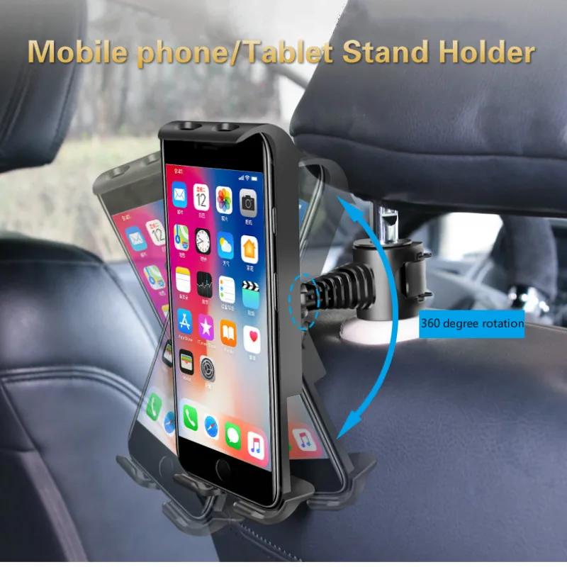 Adjustable Car Tablet Stand Holder for IPAD Tablet Accessories Universal Tablet Stand Car Seat Back Bracket For 4-11 Inch Tablet
