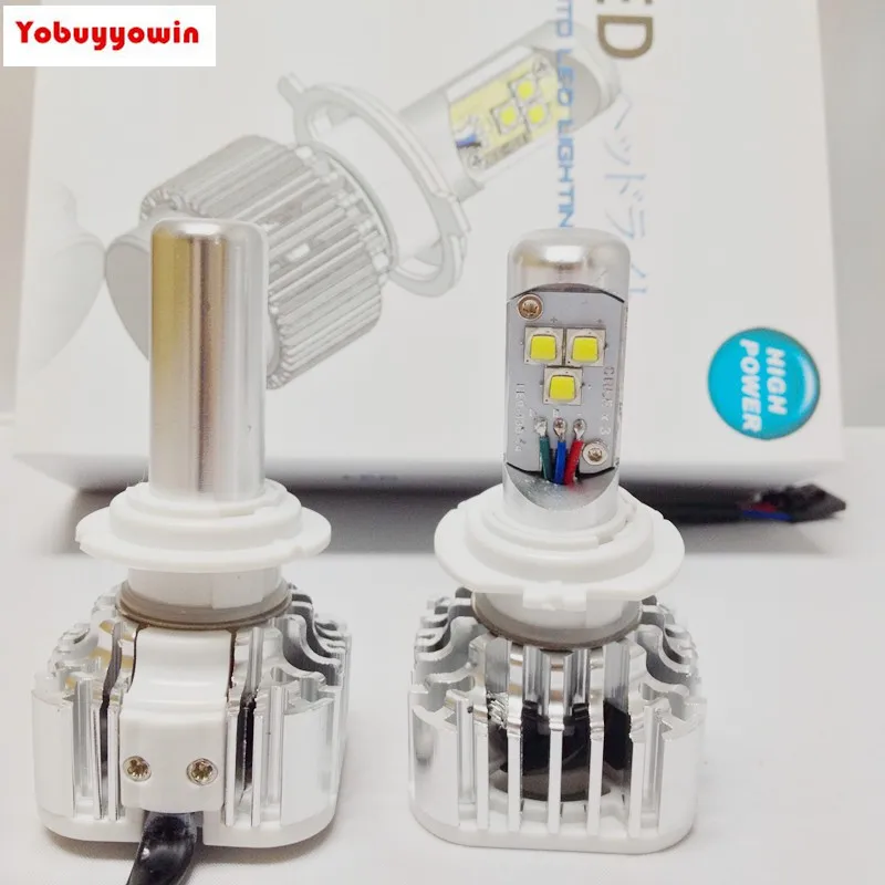 

White/Warm White/Yellow H4 HB2 9003 Car Auto Cree T6 Chip Hi/Low Beam 35W/60W Headlight Bulbs Off Road Car Headlight