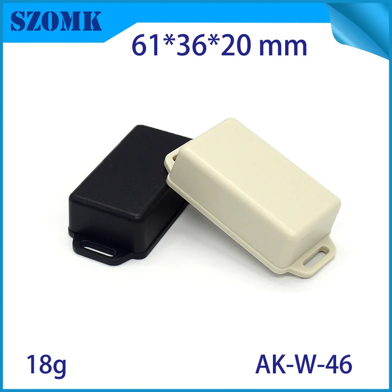 1Piece abs plastic electrical Box 61*36*20 mm Wall Mount small enclosures for pcb board diy instrument case project case szomk