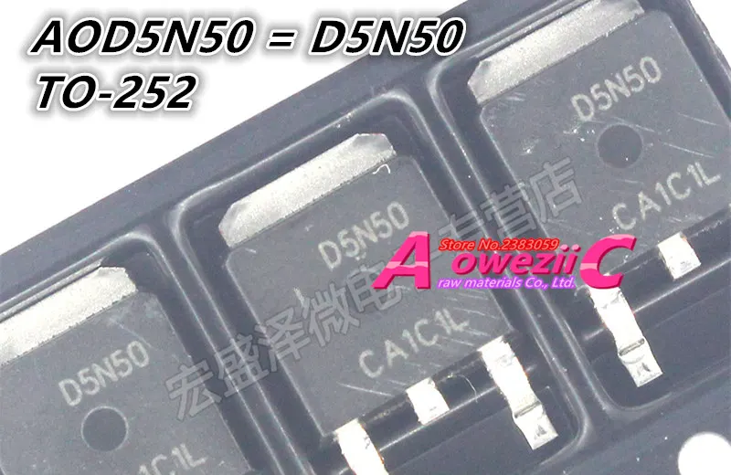 Aoweziic 100% New Imported Original MDD14N25 14N25  SMK630D SMK630  FDD8N50NZ 8N50NZ  AOD5N50  D5N50  TO-252 LCD plasma tube