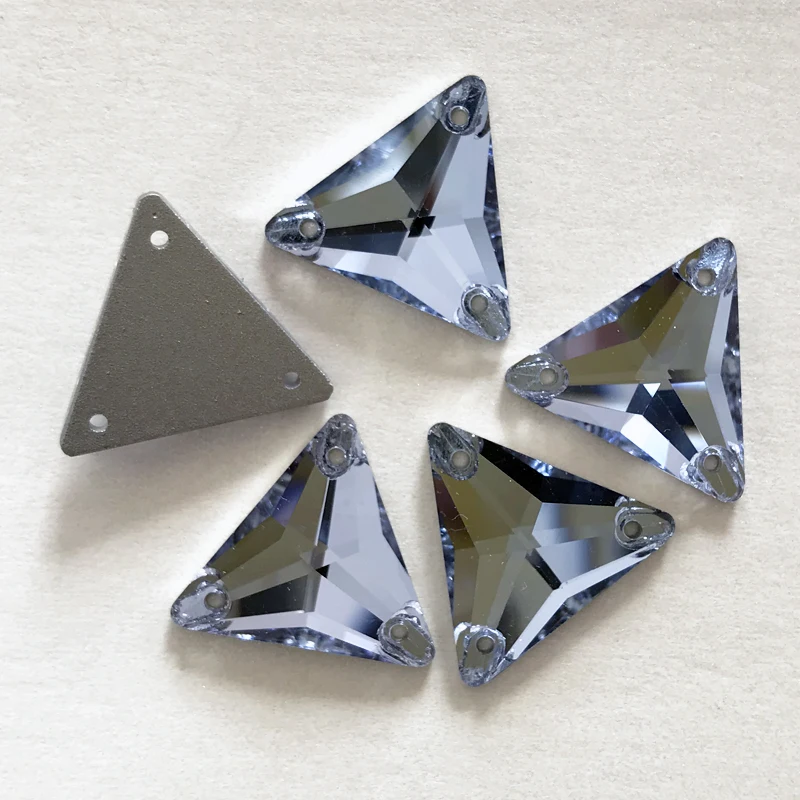 YANRUO 3270 Dreieck DIY Nähen Kristall Strass Nähen Auf Steine Glas Perlen Flache Rückseite Strass Genäht Für Kleidung – Detail 11