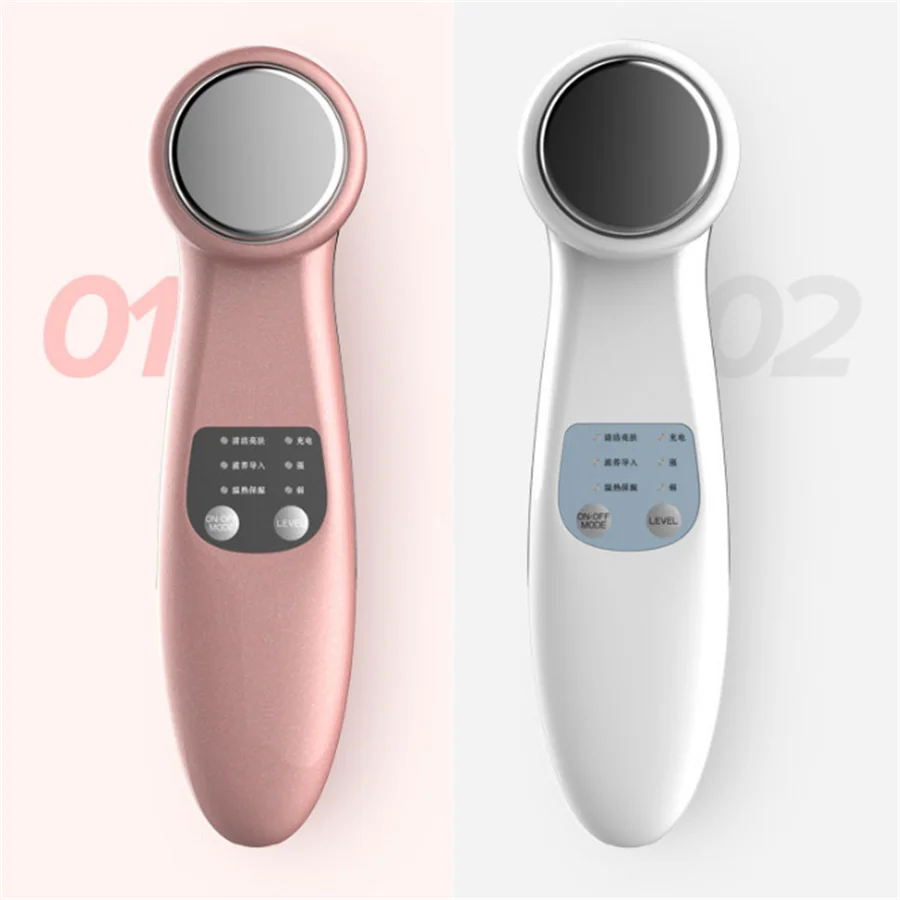 

High Frequency Vibration Ultrasound Skin Scrubber Pore Cleanser Face Peeling Facial Cleansing Skin Rejuvenation Beauty Machine