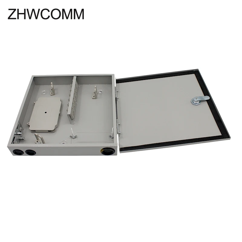 ZHWCOMM 12-24 Core outdoor Fiber Optic Terminal Box LC PC/ABS Fiber Optic Distribution Box