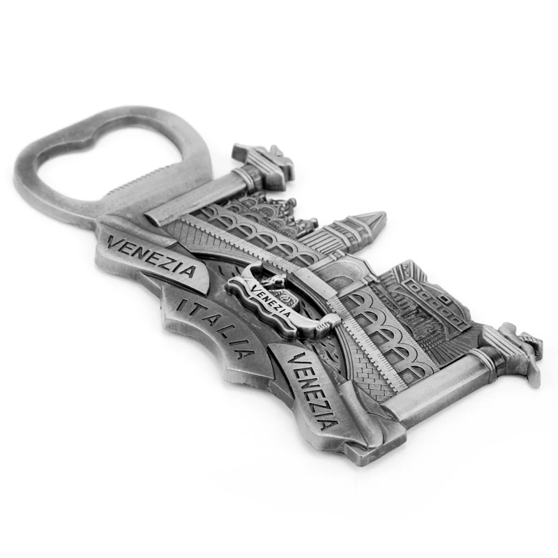 dongsheng Fashion St. Mark\'s Square Venice Italy Metal Keyring Italia Venezia Keychain Bottle Opener Alloy Key Chains Rings-50