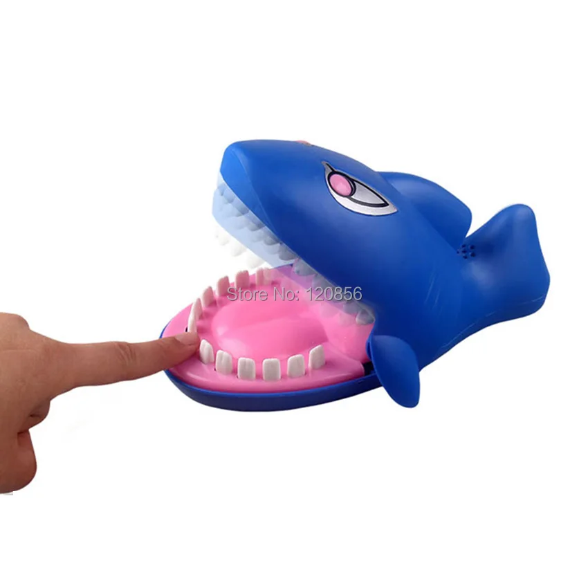 Funny 22CM Gags Practical Jokes toy shark dentist parent-child funny game Family interactive toy Gift For boy girl Kids children